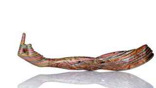 Illustration for article titled Sculptures Built From Skateboards And Made Like Japan's Buddha Statues